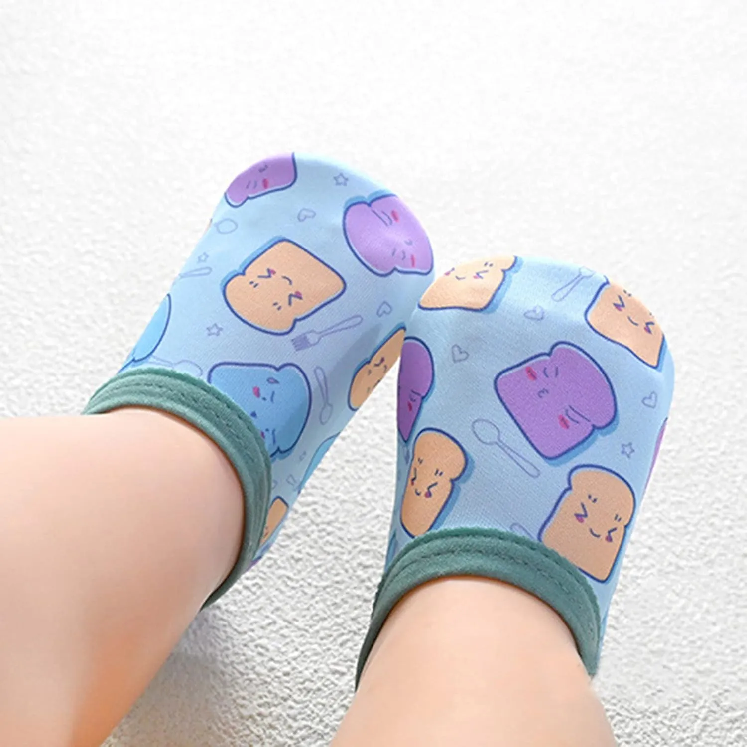 Baby Soft Sole Shoes Kids Boys Girls Cartoon Swim Water Shoes Barefoot Aqua Socks Non-Slip Shoes