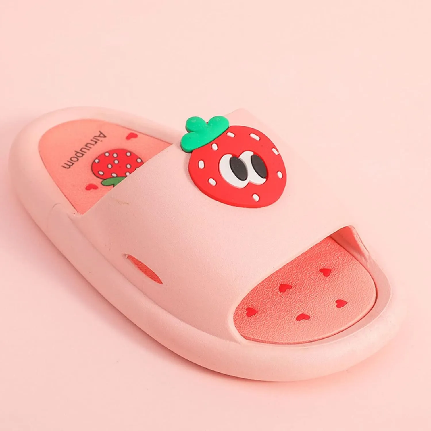 Baby Soft Sole Shoes New Children Sandals And Slippers Soft Sole EVA Middle Cushion Cute Fruit Indoor And