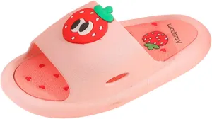 Baby Soft Sole Shoes New Children Sandals And Slippers Soft Sole EVA Middle Cushion Cute Fruit Indoor And