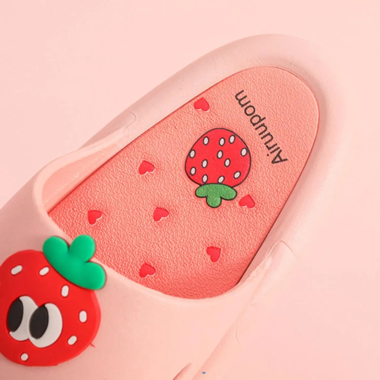 Baby Soft Sole Shoes New Children Sandals And Slippers Soft Sole EVA Middle Cushion Cute Fruit Indoor And