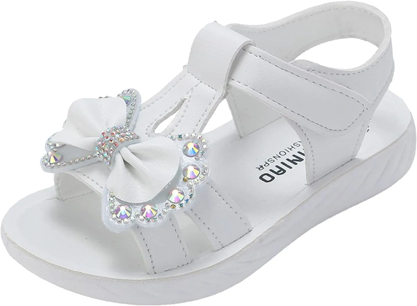 Baby Solid Color Foot Warmer Children Shoes Summer Sandals Fashion Little Girls Soft Soles Children Bow Shoes