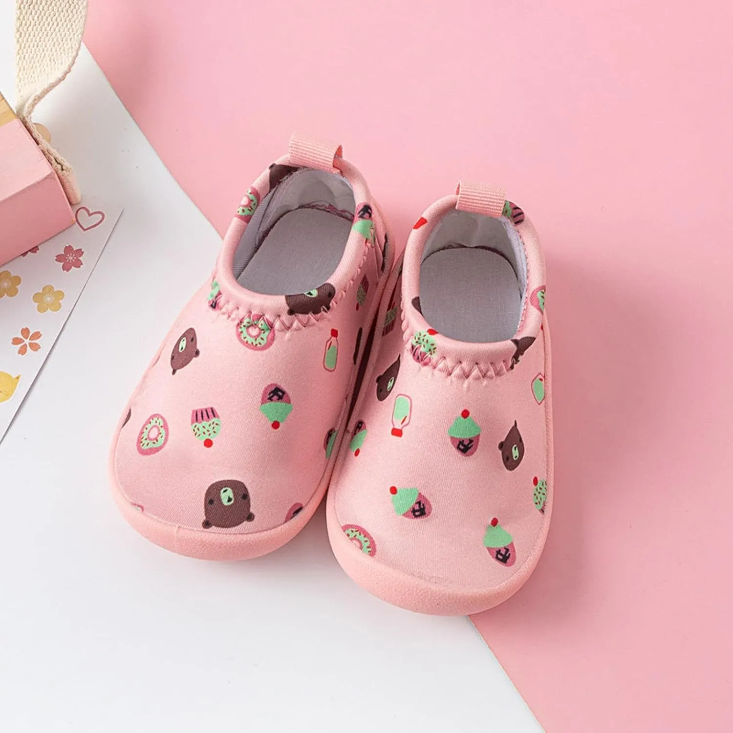 Baby Toddler Shoes Soft Soles Ultra Light Soles Cloth Shoes for Children Young Children Cartoon Non Water Shoes for Kids