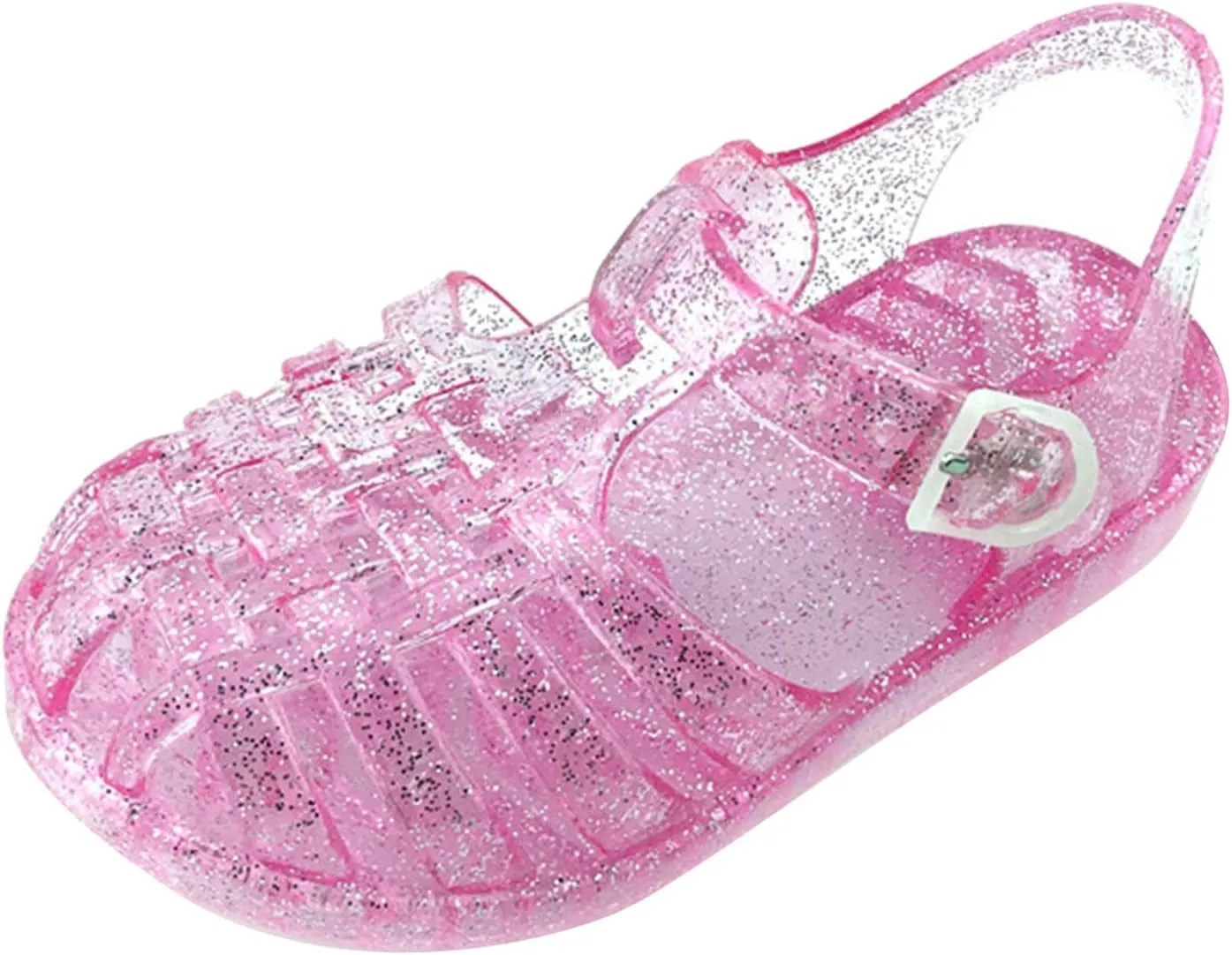 Baby Toddler Slip On Shoes Kids Boys Girls Cute Sandals Fruit Jelly Hollow Out Non-slip Soft Sole Beach Sandal Shoe L-461 Pink 12