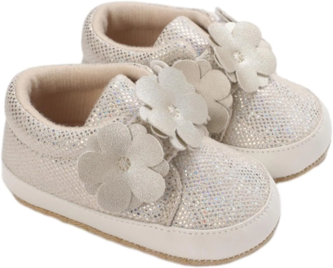 Baby Walking Shoes Baby Boys Girls High Top Sneakers Soft Soles Anti Slip Infant Ankle Shoes Prewalker Crib Shoes