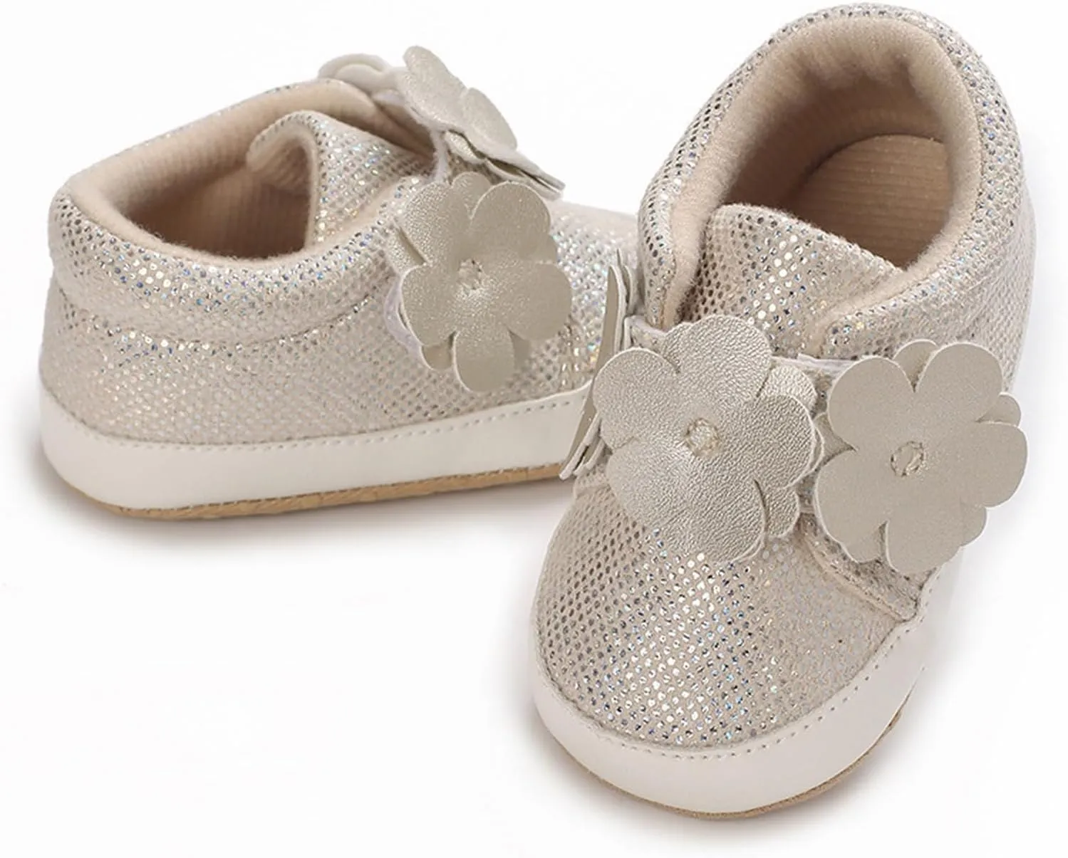 Baby Walking Shoes Baby Boys Girls High Top Sneakers Soft Soles Anti Slip Infant Ankle Shoes Prewalker Crib Shoes