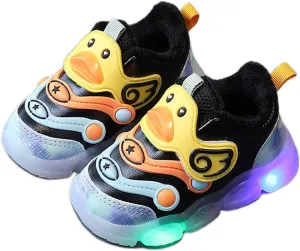 Baby Walking Shoes,Kids Baby Boys Girls Bling Led Light Sport Shoes Children Mesh Luminous Casual Shoes 1-6 Years