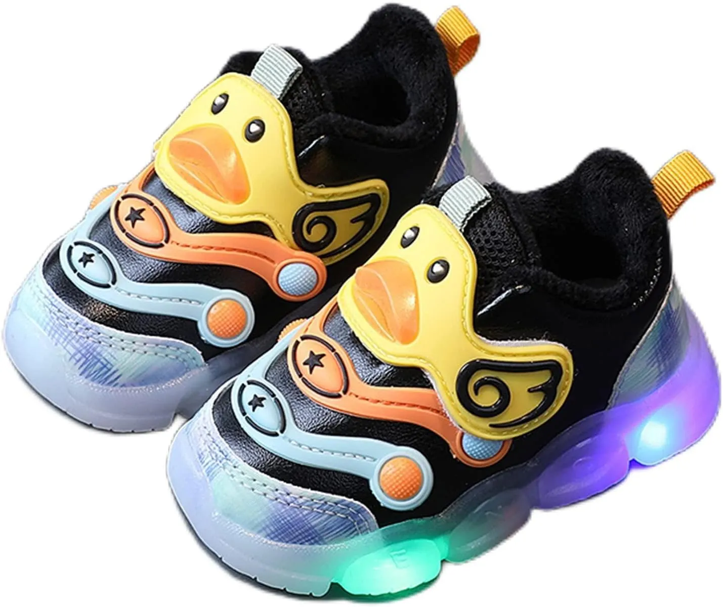 Baby Walking Shoes,Kids Baby Boys Girls Bling Led Light Sport Shoes Children Mesh Luminous Casual Shoes 1-6 Years