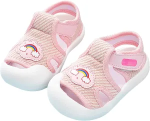Baby Walking Summer Shoes Anti Kick Breathable Wear Infant Sandals Premium Soft Anti-Slip Rubber Sole Infant Indoor Shoe