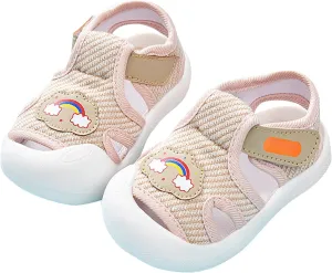 Baby Walking Summer Shoes Anti Kick Breathable Wear Infant Sandals Premium Soft Anti-Slip Rubber Sole Infant Indoor Shoe