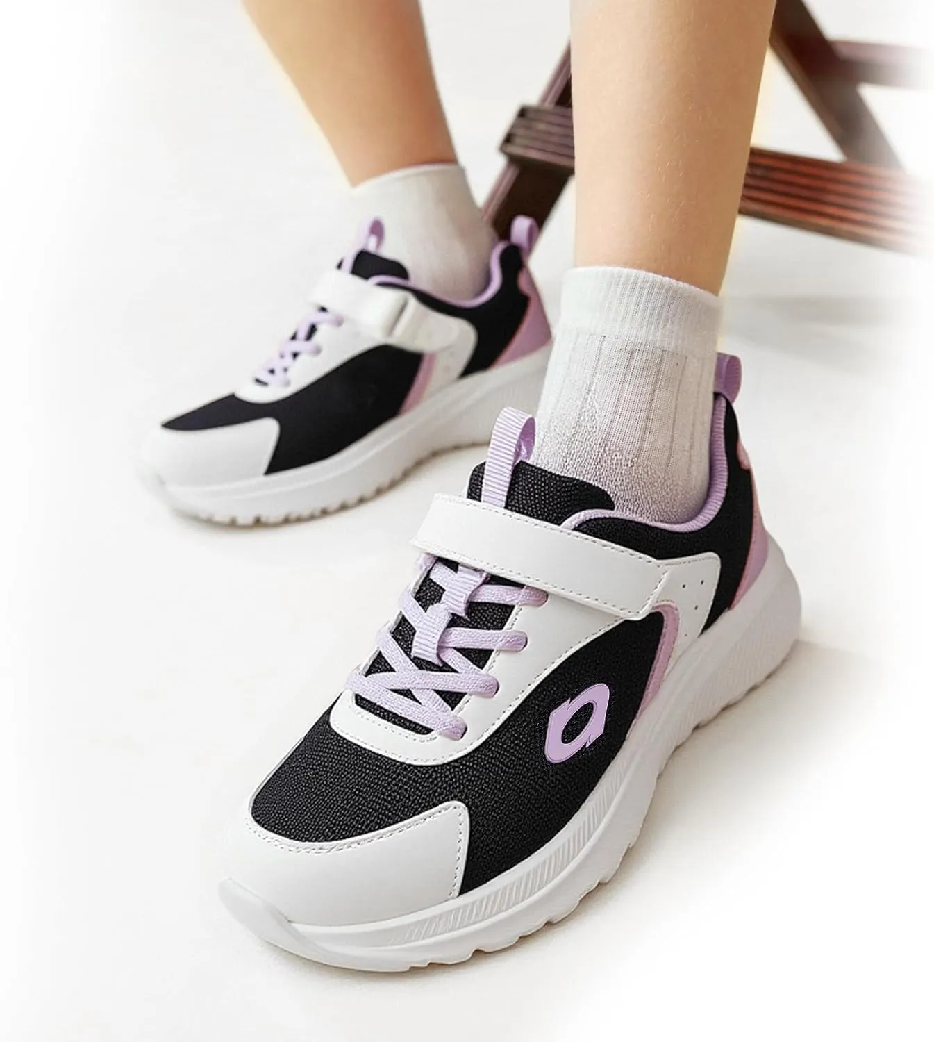Balabala Kids Sneakers Boys and Girls Fashion Running Tennis Shoes Lightweight Breathable Sport Athletic