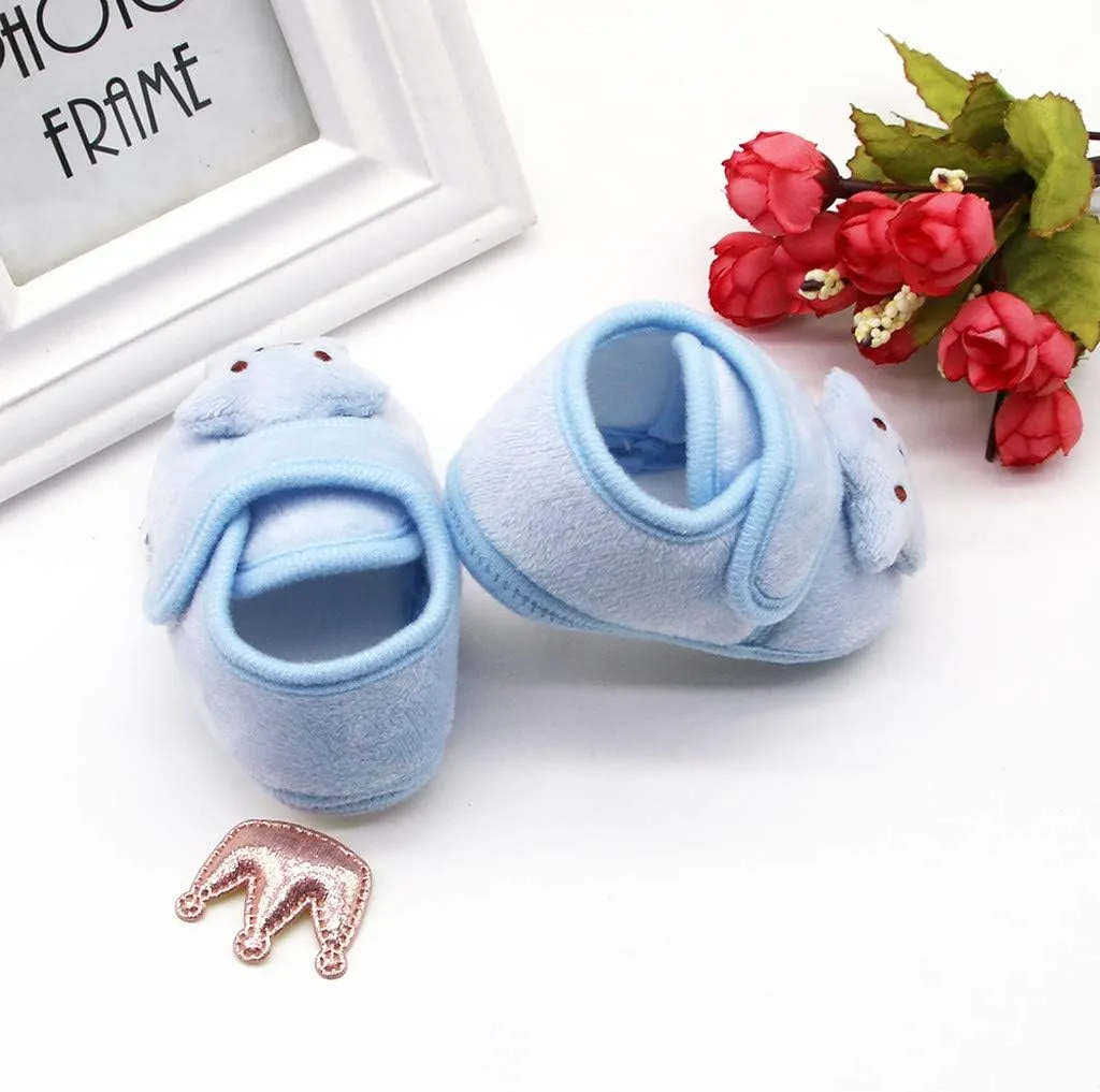 Boots Girls Cloud Shoes Boots Winter Warm Plush Baby Girls Soft Sole Infant Stars Baby Boys Shoes Size 13