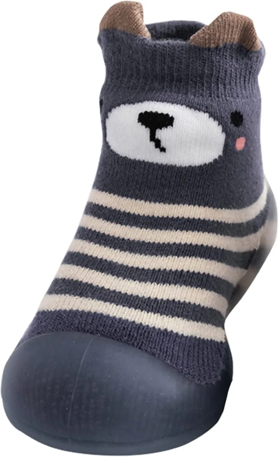 Boys Slippers Size 6 Big Boys Kids Toddler Baby Boys Girls Solid Warm Knit Soft Sole Rubber Shoe Toddler Home Slippers