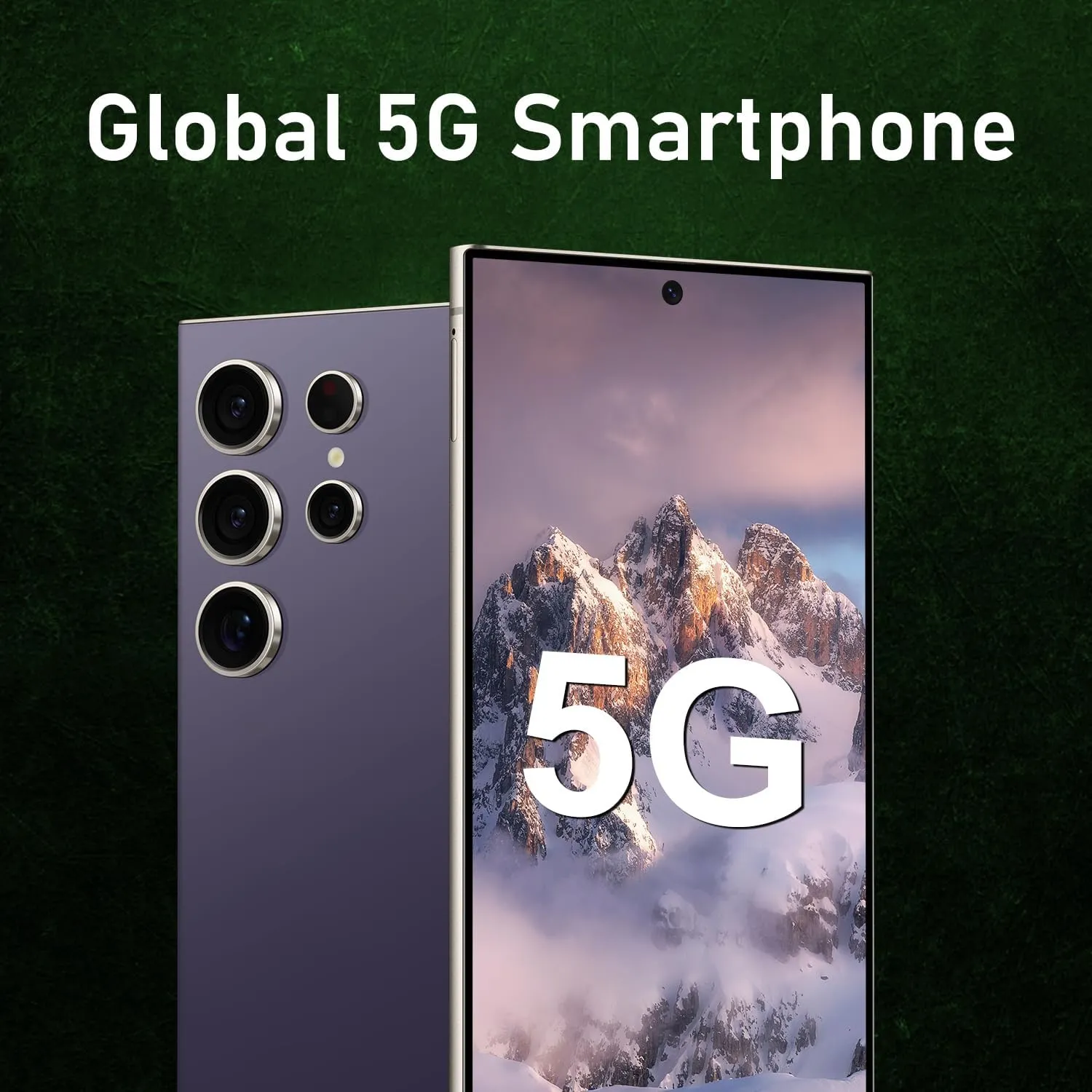 C24 Ultra Unlocked Cell Phones Smartphone Android 13 Phones 8 256GB/6.8" HD Screen/Dual SIM/108MP 48MP Camera/6800 mAh/Built-in Pen (Violet)