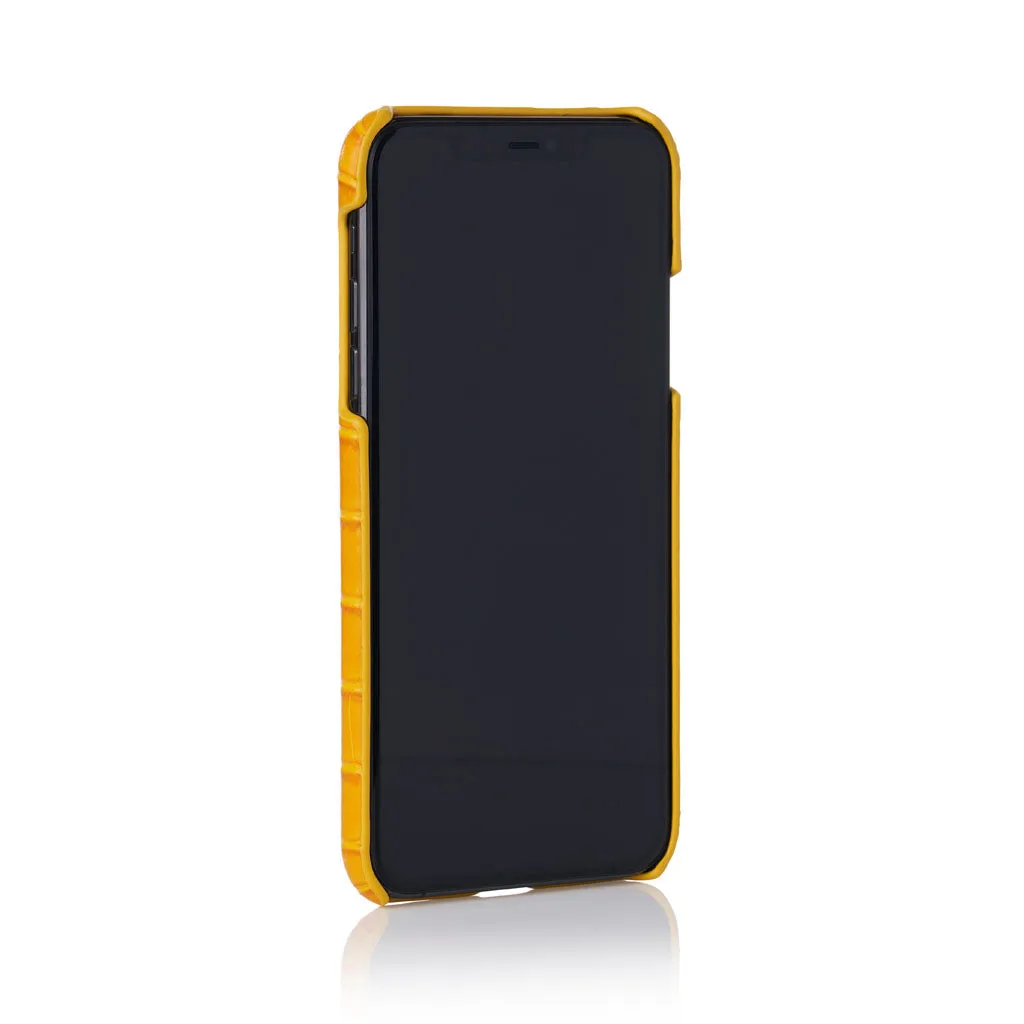 Canary Faux Crocodile iPhone Case
