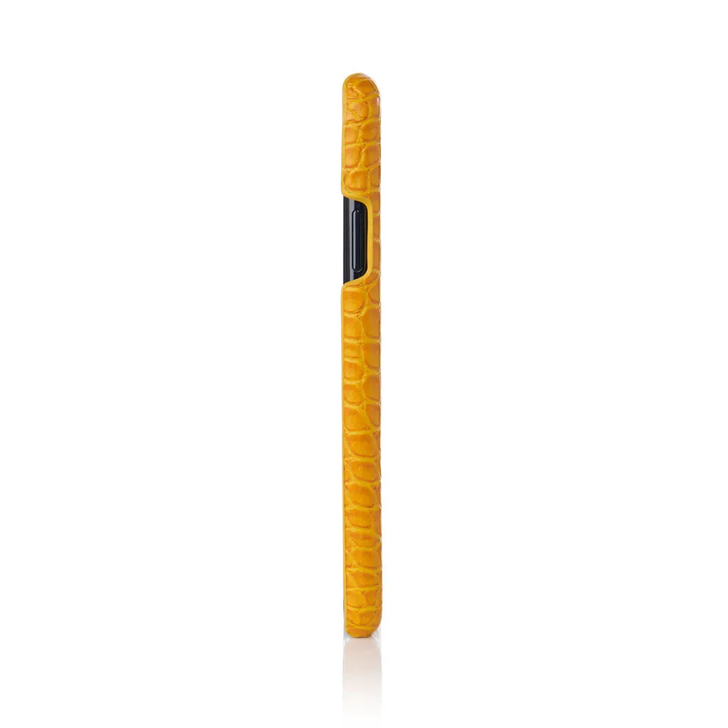 Canary Faux Crocodile iPhone Case