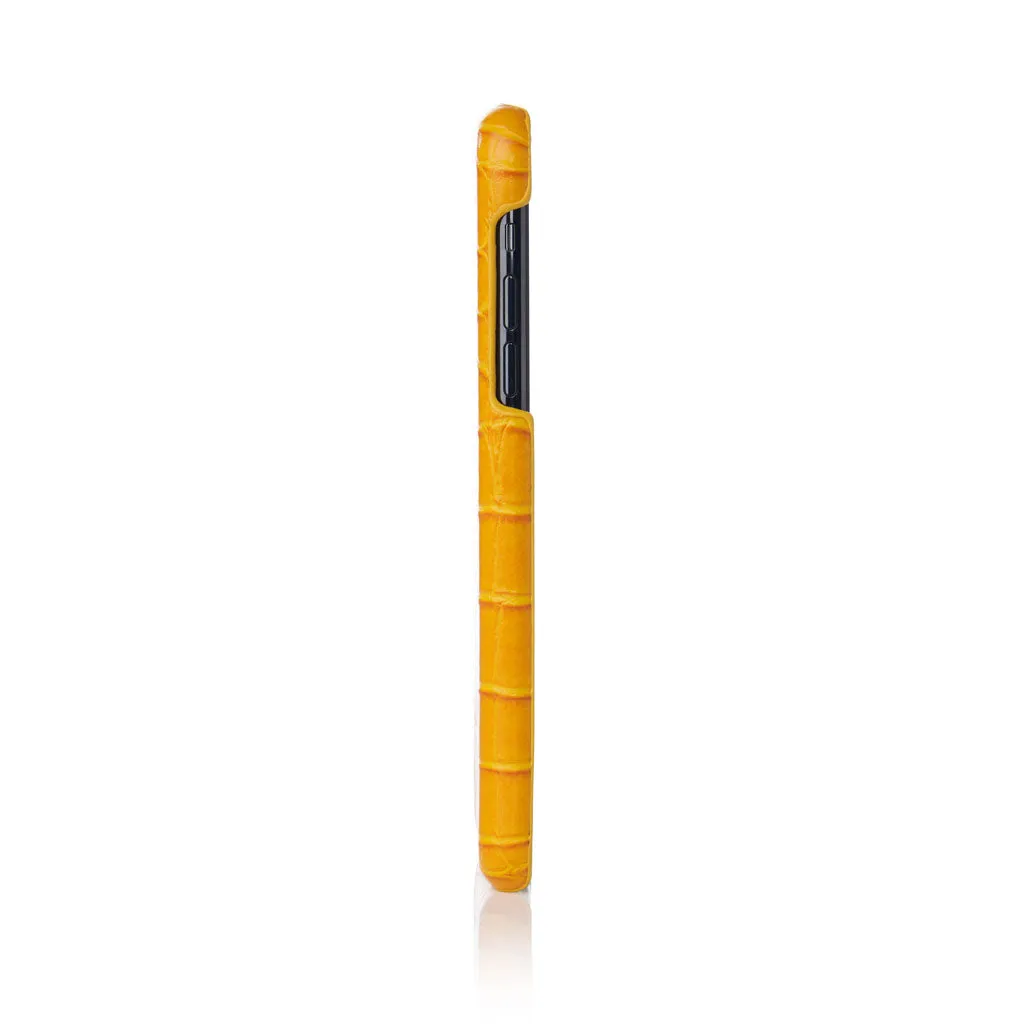 Canary Faux Crocodile iPhone Case