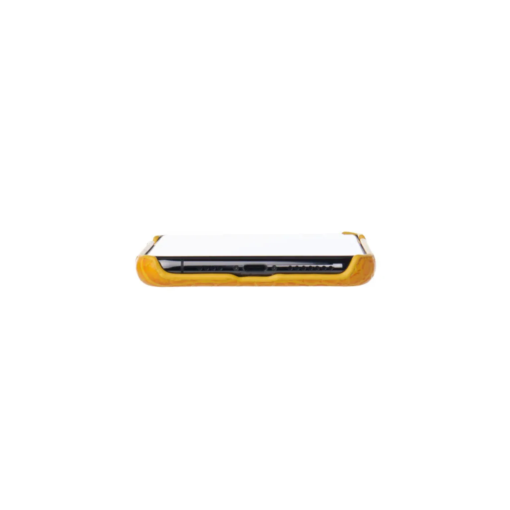 Canary Faux Crocodile iPhone Case