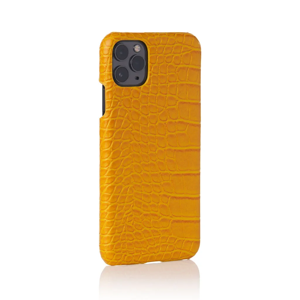 Canary Faux Crocodile iPhone Case