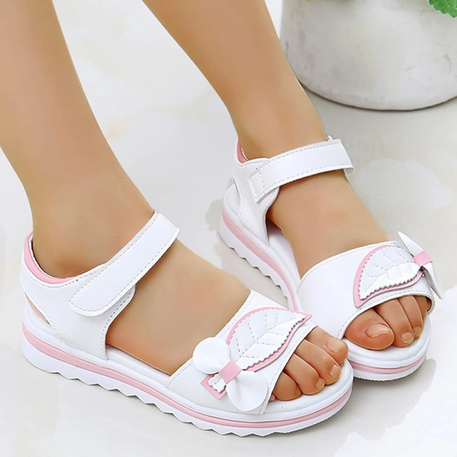 Children Shoes Fashion Flower Thick Sole Sandals Soft Sole Comfortable Princess Sandals Toddler Shoes Girls