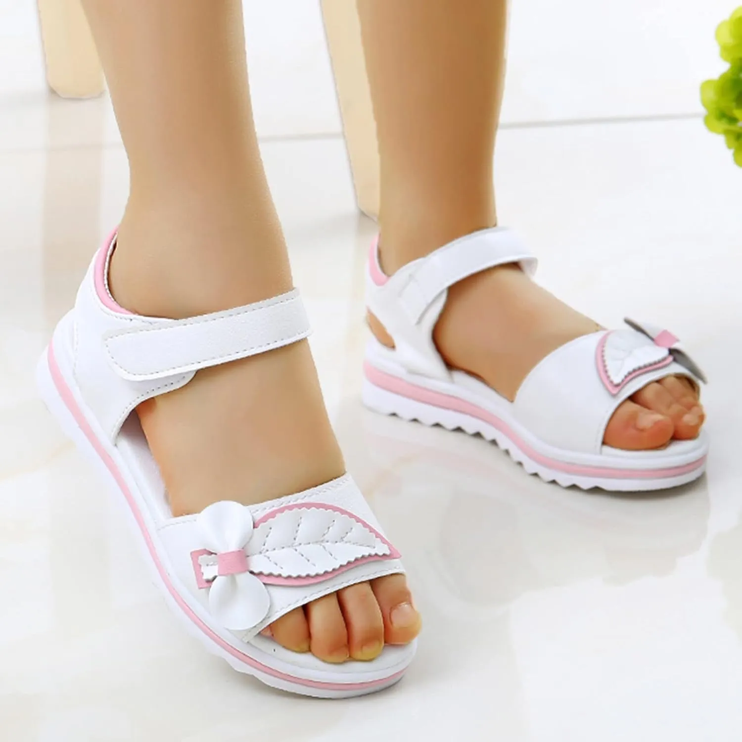 Children Shoes Fashion Flower Thick Sole Sandals Soft Sole Comfortable Princess Sandals Toddler Shoes Girls