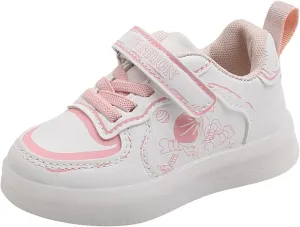 Children Shoes LED Lighting Casual Shoes Boys Girls Students White Cute Soft Sole Sport Little Girl Size 8 Shoes
