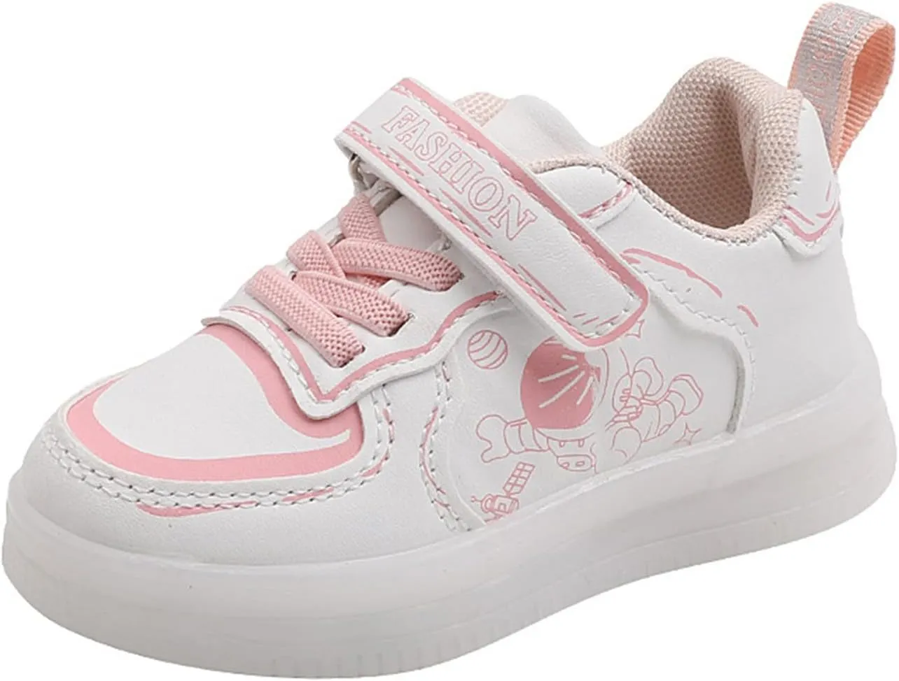 Children Shoes LED Lighting Casual Shoes Boys Girls Students White Cute Soft Sole Sport Little Girl Size 8 Shoes