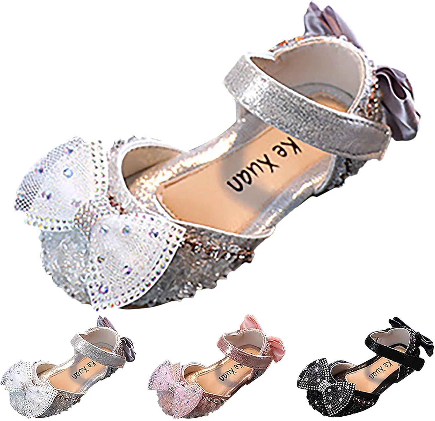 Children Soft Sole Foot Warmer Fashion Spring Summer Girls Sandals Dress Performance Mesh Pearl Dance Shoes