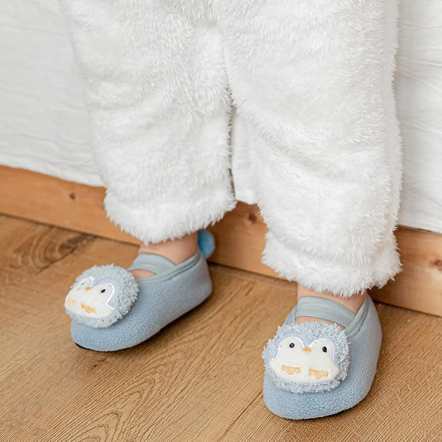 Children Toddler Shoes Autumn and Winter Boys and Girls Floor Socks Non Slip Plush Cartoon Animals Infant Sneaker Boy
