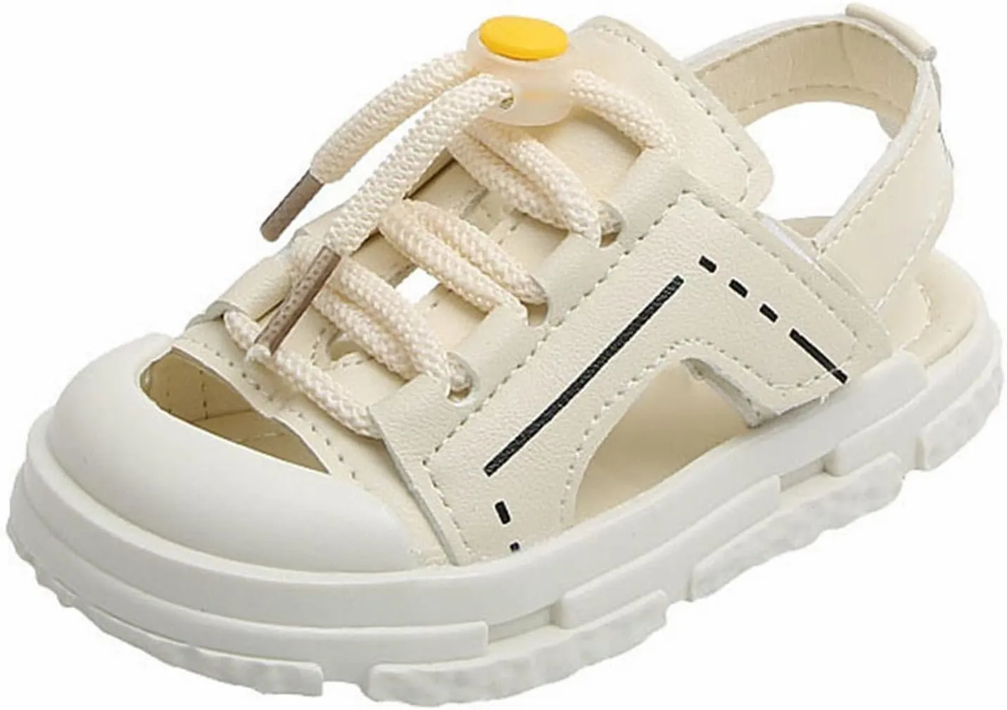 Children's Baotou Half Sandals Summer Anti Kick Boys' Beach Shoes Girls' Korean Soft Sole Walking Toddler Dress Sandals