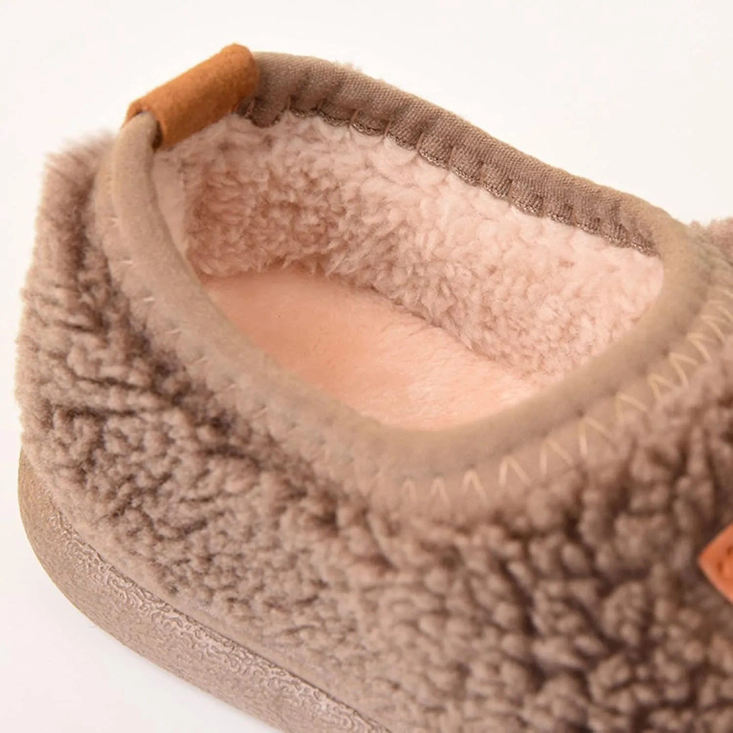 Childrens Girl Cotton Shoes Solid Color Fashion Soft Sole Winter Warm Indoor Non Slip Cotton Shoes