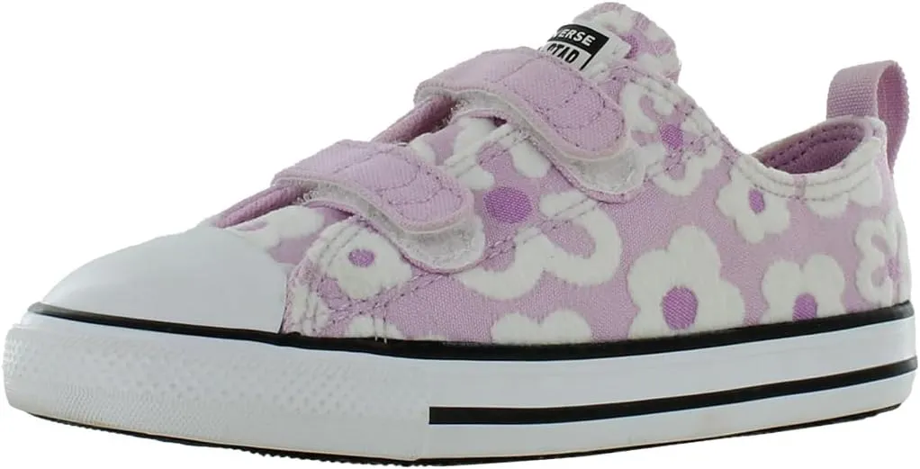 Converse Chuck Taylor All Star 2v Ox Infant/Toddler Shoes Size 6, Color: Stardust Lilac/White/Black