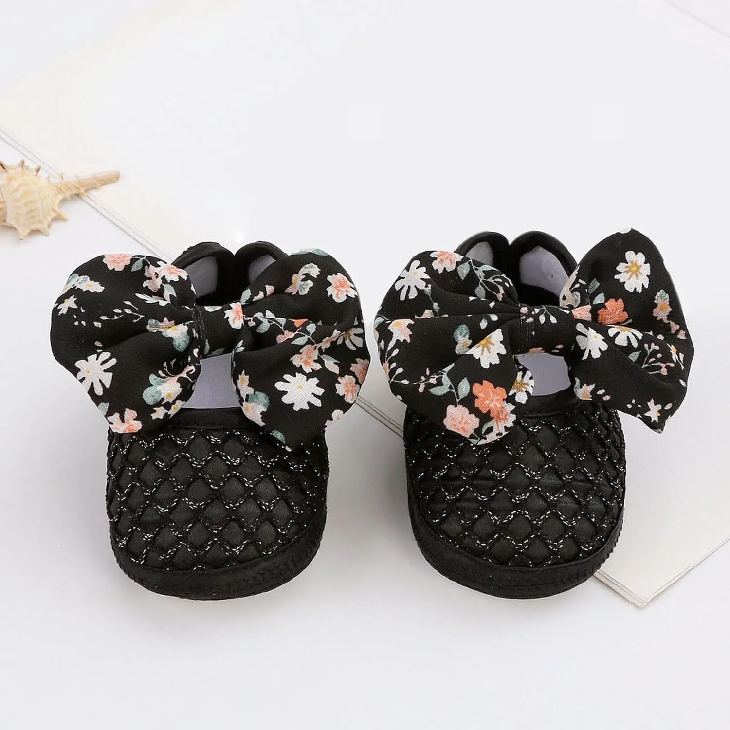 Cute Bowknot Baby Shoes Korean Edition Baby Shoes Spring Summer Autumn 01 Year Old Soft Sole Neonatal Walking Baby Girls