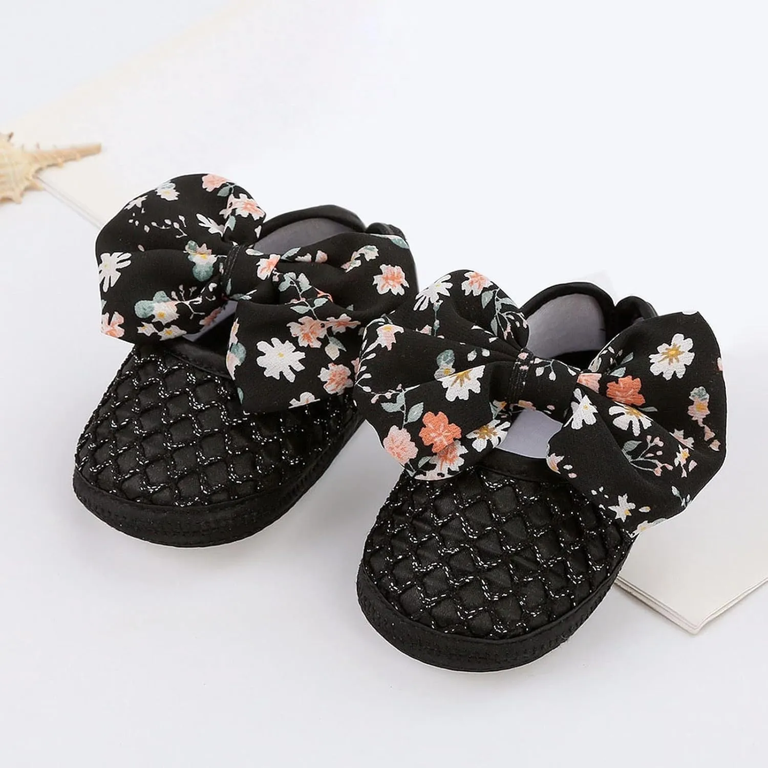 Cute Bowknot Baby Shoes Korean Edition Baby Shoes Spring Summer Autumn 01 Year Old Soft Sole Neonatal Walking Baby Girls