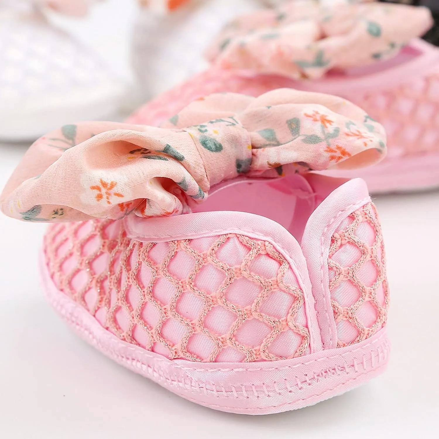 Cute Bowknot Baby Shoes Korean Edition Baby Shoes Spring Summer Autumn 01 Year Old Soft Sole Neonatal Walking Baby Girls