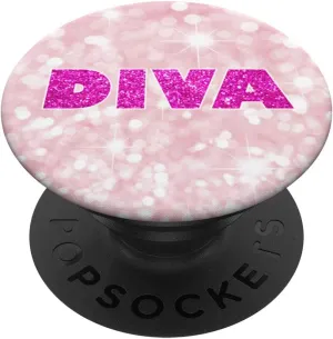 Diva Pop Socket PopSockets PopGrip: Swappable Grip for Phones & Tablets