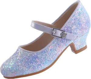 EIGHT KM Toddler Shoes - High Heels Kid Shoes - Multi Sizes & Colors for Ages 3-13 Years - Mary Jane Shoes for Girls Wide Fit Little Girl Dress Shoes - Party Wedding Shoes - Princess Baby Girl Shoes