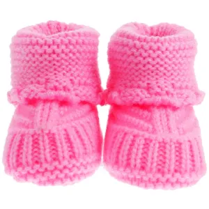 EXCEART Handmade Baby Knitting Shoes Soft Woolen Yarn Crochet Booties for 0-6 Months 4.25 Inch Length Adorable Design for Newborns