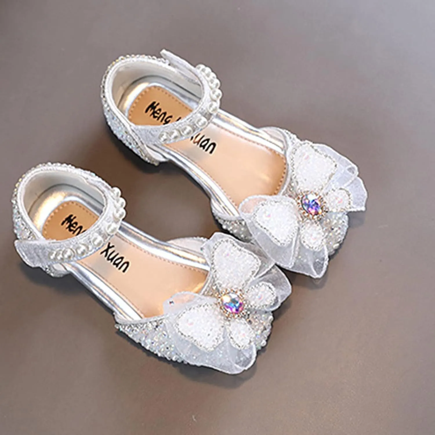 Fashion Leather Shoes Dance Performance Shoes Autumn Toddler and Girls Casual Shoes Thick Sole Youth Shoes High Tops