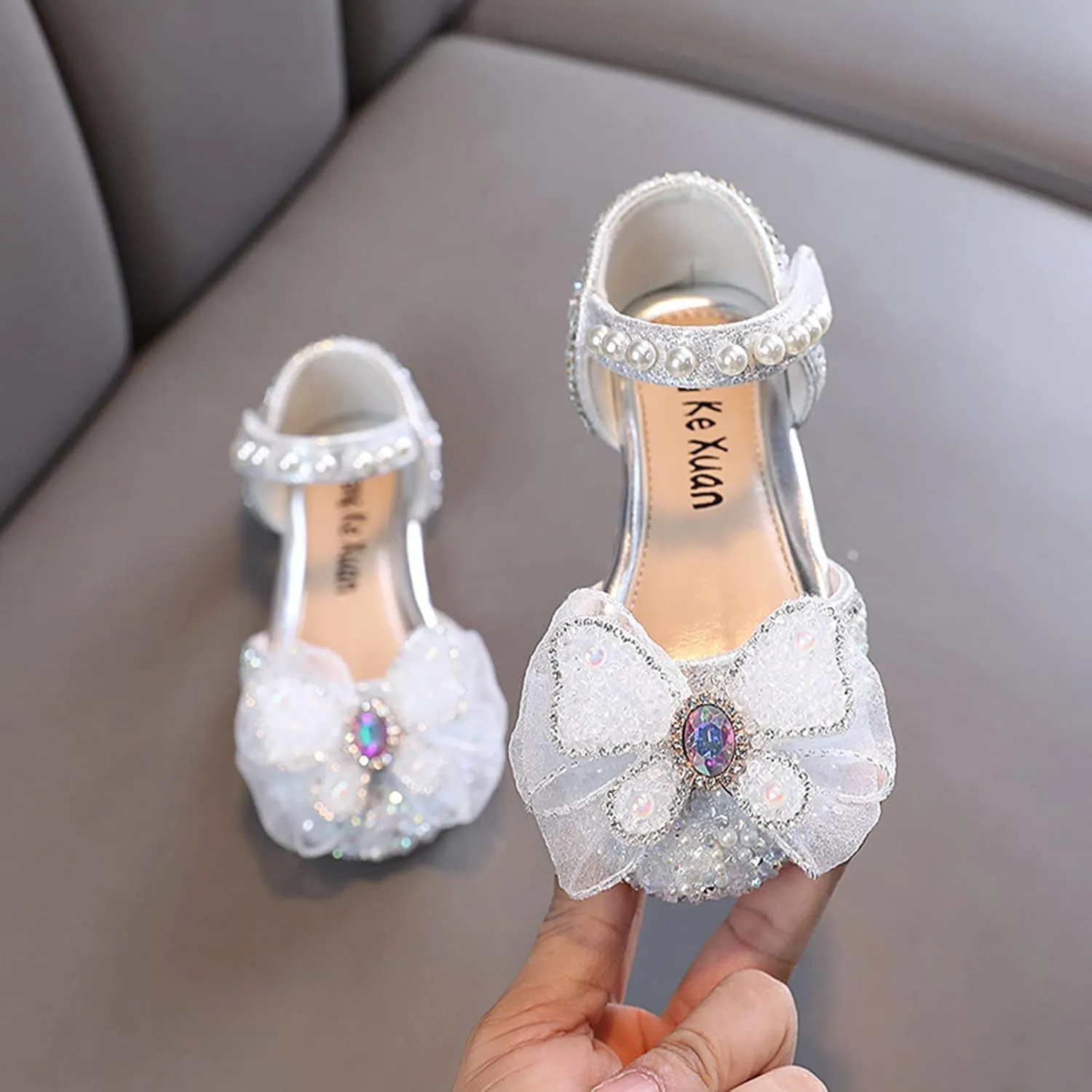 Fashion Leather Shoes Dance Performance Shoes Autumn Toddler and Girls Casual Shoes Thick Sole Youth Shoes High Tops
