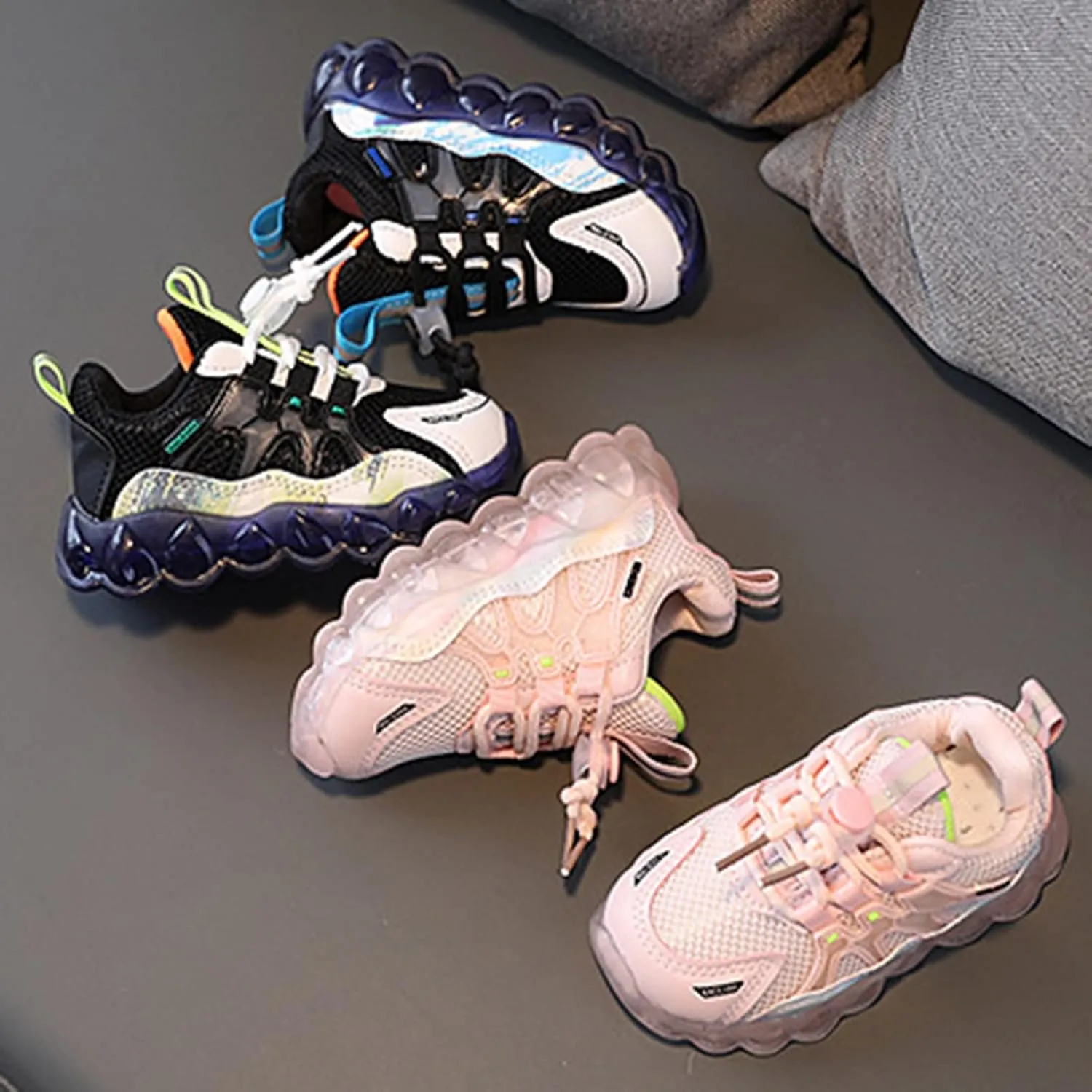 Fashion Light On LED Baby Shoes Casual Children Shoes Boy Sport Shoes Soft Sole Kids Sport Shoes Toddler Girl 8 Shoes
