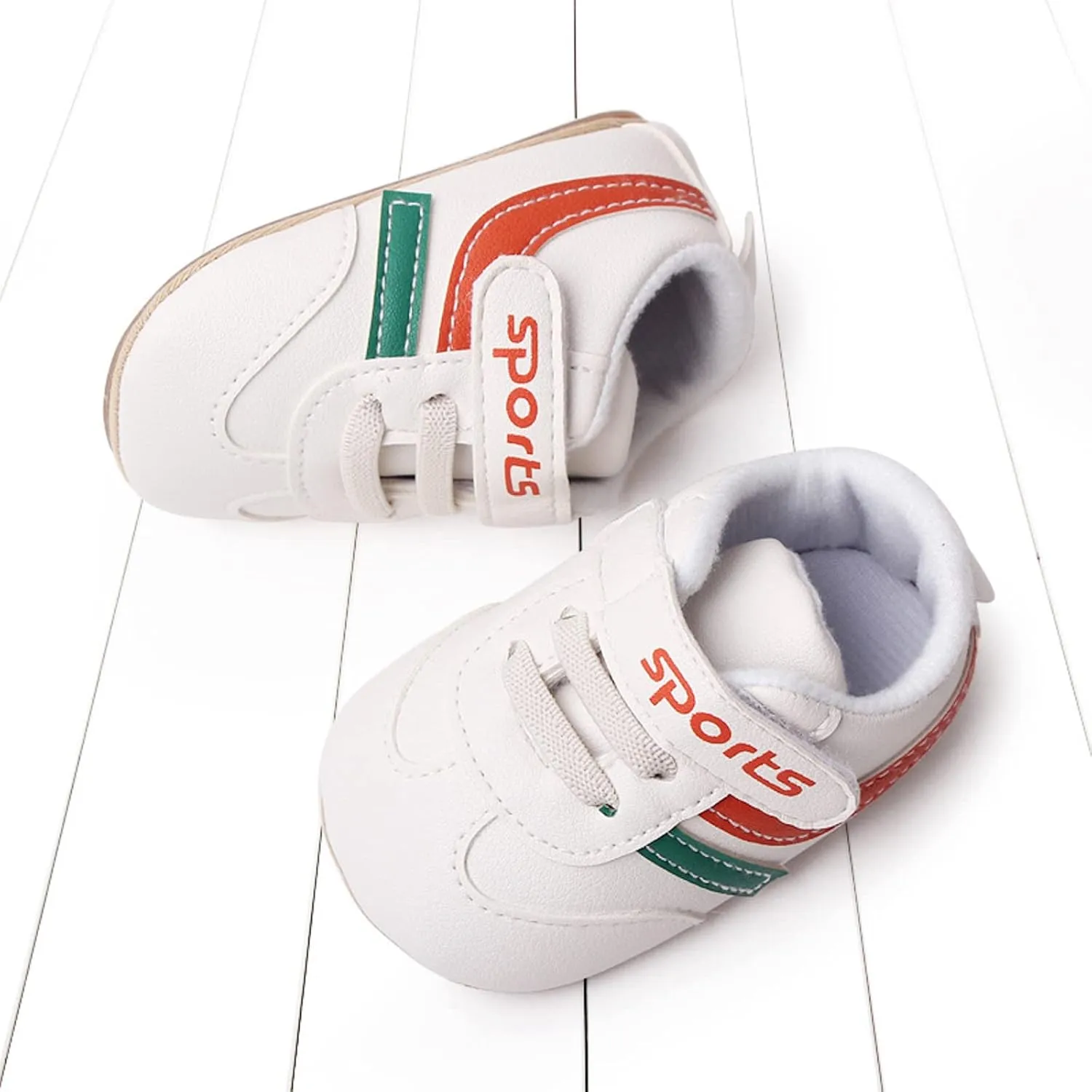 Fashion Summer Children Infant Toddler Shoes Boys and Girls Sports Shoes Flat Sole Non Slip Lightweight Colorblock Hook Loop Boots