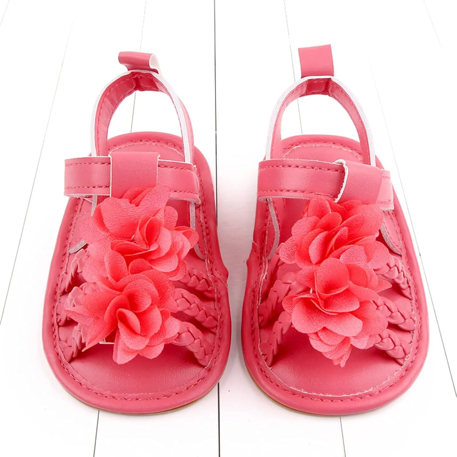 Flat Summer Boys Girls Walking Sole Baby Rubber Soft Non-Slip Sandals Bow Shoes Baby Shoes Toddler Boy Summer Shoes