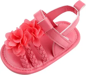 Flat Summer Boys Girls Walking Sole Baby Rubber Soft Non-Slip Sandals Bow Shoes Baby Shoes Toddler Boy Summer Shoes