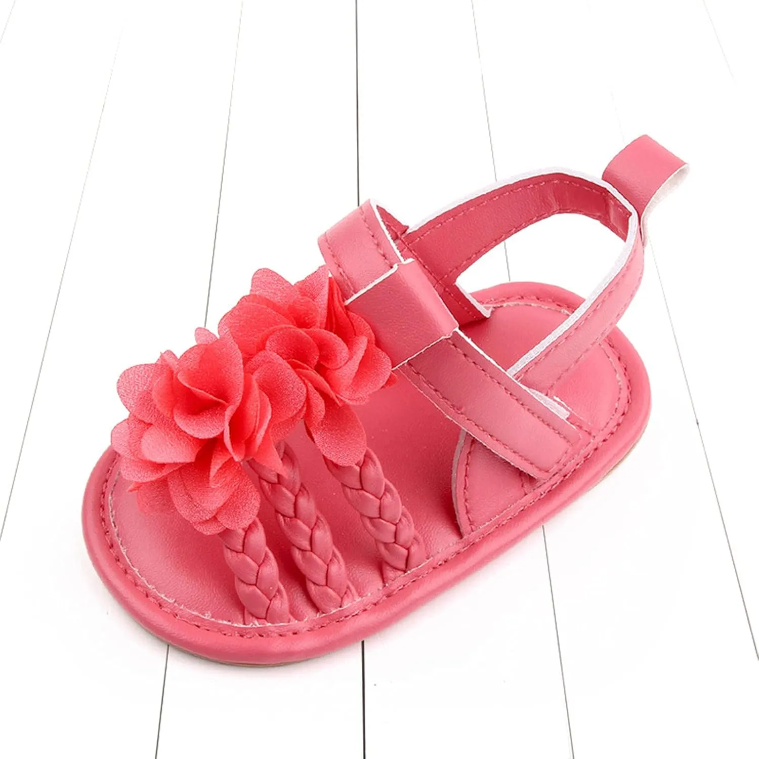 Flat Summer Boys Girls Walking Sole Baby Rubber Soft Non-Slip Sandals Bow Shoes Baby Shoes Toddler Boy Summer Shoes