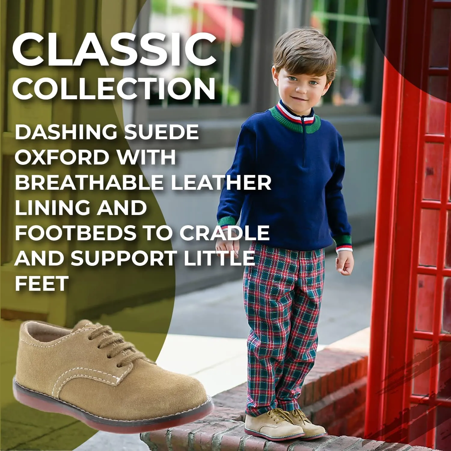 FOOTMATES Boy's Bucky 2 (Toddler/Little Kid)