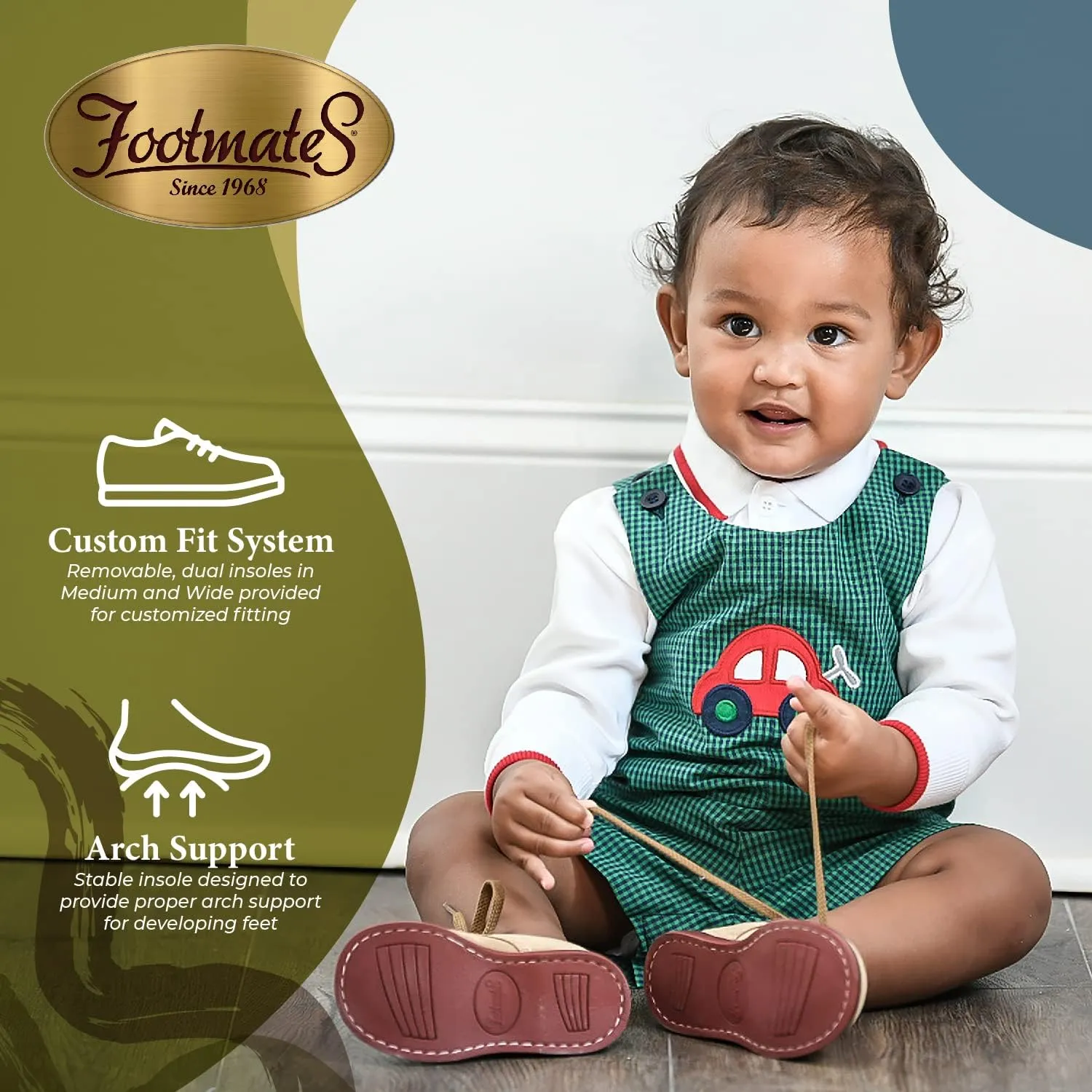 FOOTMATES Boy's Bucky 2 (Toddler/Little Kid)