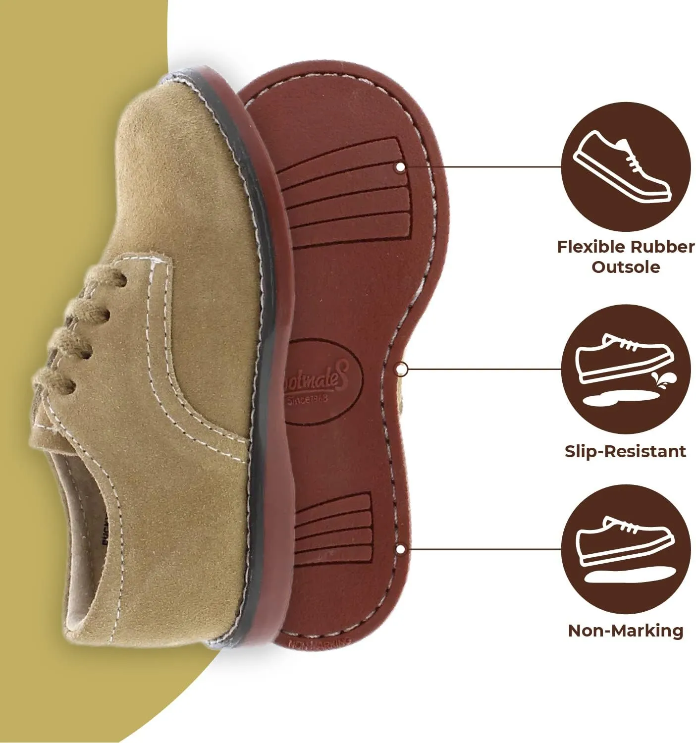 FOOTMATES Boy's Bucky 2 (Toddler/Little Kid)
