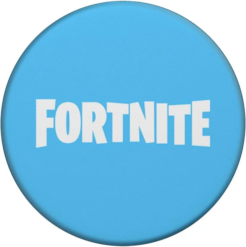 FORTNITE Fortnite Logo (Blue) PopSockets PopGrip: Swappable Grip for Phones & Tablets