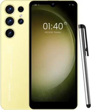 Generic Unlocked Android Phones 2024, 6.1inch Unlocked Smartphones Android 1 8G Unlocked Phones Dual Sim, 2350mAh Smart Phone Mobile Phone Cheap Unlocked Android Smartphones Cellphone, Yellow