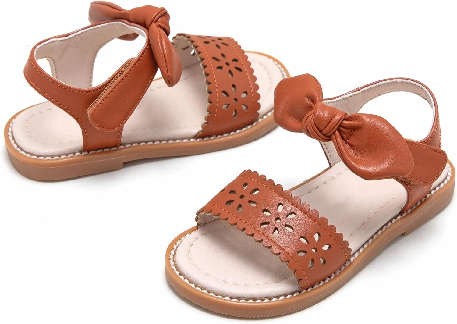 GINFIVE Toddler Girls Sandals Little Girls Kids Summer Shoes Toddler Sandals